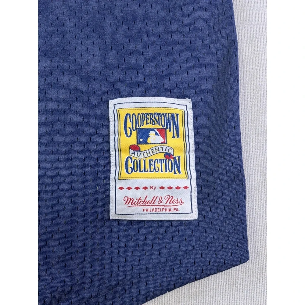 New York Yankees Jersey Mens XL Blue Mitchell Ness Don Mattingly 90s MLB